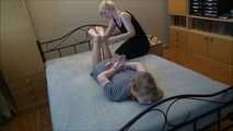 Gina and Stefanie – Hogtie Challenge, Part 4 of 6
