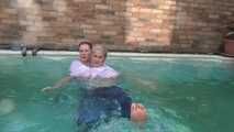   Pool fun for two