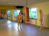 Im Fitnessstudio mit Freundin....