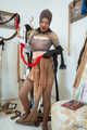 Slutty bitch wears nylon all over (285 images)