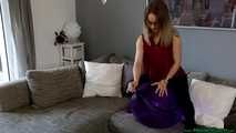 pump inflating a purple TT17 and nail2pop it