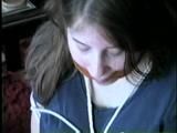 19 Yr OLD CRYSTAL IS MOUTH STUFFED, CLEAVE GAGGED, BAREFOOT, TOE TIED, MAKES RANSOM CALL & WRITES K1DNAP NOTE (D53-14)