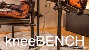 This turns a bench and chair into a versatile knee bench!