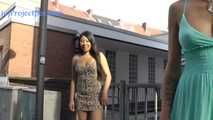 068028 Ling Takes A Risky Pee In The Side Street