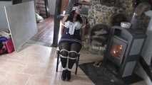Jasmin roped on chair 2/2