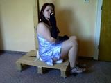 A cuffed smoking break
