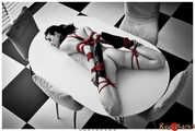 Hogtied on the kitchen table, part 2