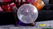 Rauchen und Cigpopping von Ballons