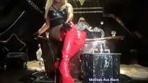 You live to serve my 12 inch PVC boots