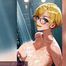 Gol Gooning with Mega Busty Lilly Bathroom Animation