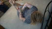 Gina and Stefanie – Hogtie Challenge, Part 2 of 6