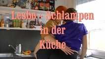 Lesbo-Schlampen in der Küche