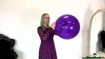 balloon stress test with nails, lighter and stick