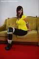 Lisa roped on couch PICS