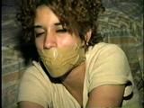 WRAP AROUND TAPE GAGGED & TOE TIED LATINA (D15-10)