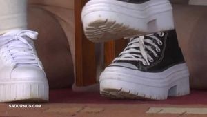 Mistresses Natasa's and Olga's cigarette break