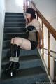 Kim auf der Treppe ausgetrickst BILDER