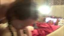 Spit roast sucking hubbie