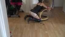 Ayu roped to chair 2/2