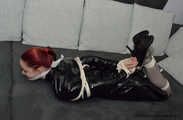 Bound in PVC domina dress