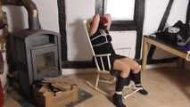 Aurora tied to chair 2/2
