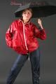 Anastasia posing in a foto studio wearing supersexy rainwear (Pics)