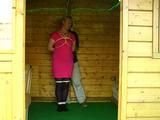 Tied in the summerhouse