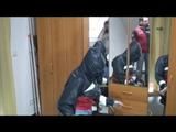 03:20 Min. video with Jill tied and gagged in shiny nylon rainwear