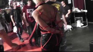 Public Bondage Walk and displayed in Public for Lena King