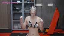 Xiaoyu Deepthroat Training and Cling Film Blackout