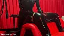 Bondage slut’s pegging
