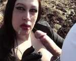 Business Diva Blowing Outdoor – Cum In Her Face