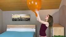 footpumping orange TT17 and throwing against the wall till it pops