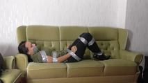 Isi in silver on couch 3/3