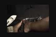Ebony foot fetish footjob