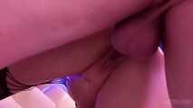 Alina bareback mounted and fully inseminated