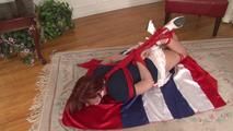 Hogtied Superheroine Chrissy Daniels