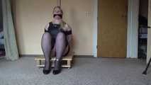 Miri cuffed on a pallet 1/2