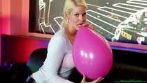 Blow2Pop pink promotional balloon