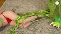 The Cheerleader Meets The Munch Monster - Feet-First version - Ziva Fey