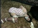 BALL-TIED, MOUTH STUFFED, TAPE GAGGED, UP SKIRT HOSTAGE TAMARA (D28-2)
