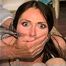 29 YR OLD CHIROPRACTOR IS MOUTH STUFFED, BAREFOOT, TOE -TIED WRAP TAPE GAGGED, BALL-TIED, HANDGAGGED , UPSKIRT PANTIE SHOT, AND F0RCED TO SMELL HER HIGH HEEL SHOE (D70-2)