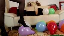 Highheels und Partyballons [zusätzlich Hintergrund-Musik]