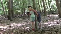 Jessy tied to a tree 1/2