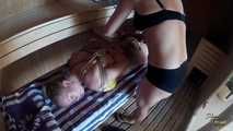 Bondage in Public: Sauna