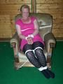 Tied in the summerhouse pics
