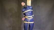 Rachel Adams Poletied and gagged by an Intruder