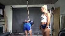 Ms. Ungeniert playing with her Nylonslave