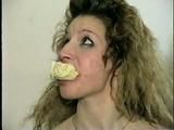 TAMARA IS HOME MADE RING-GAGGED, MOUTH STUFFED & TIT TIED (D45-5)