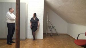 Mara - New prisoner in the office Teil 2 von 8